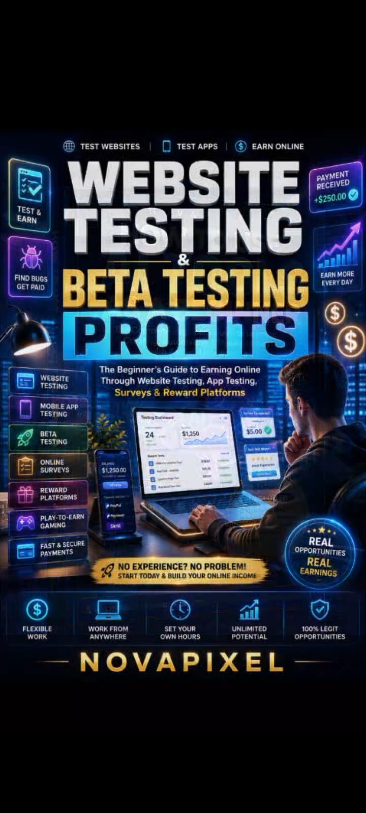 Website Testing & Beta Testing Profits